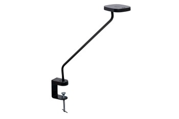 Luxo Trace bordlampe, sort med bordklemme