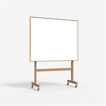 Lintex Wood Mobile Whiteboard, 1508x1960mm