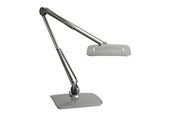 Luxo Split bordlampe, grå med bordfod
