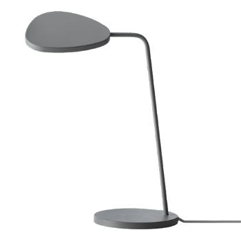 Muuto leaf bordlampe i farven grå