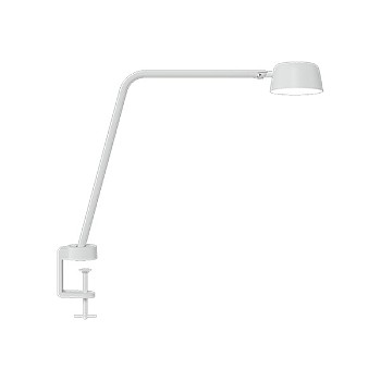 Glamox Luxo Motus Table Bordlampe M/ Klemme - Hvid