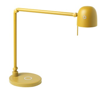 Matting Neos Base X bordlampe med fod i farven sunset gold