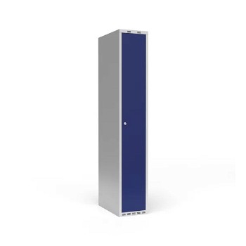 SONO 1-rums garderobeskab med cylinderlås, blå