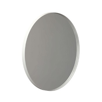 Frost spejl 4130 - rund ø60cm, Mat Hvid