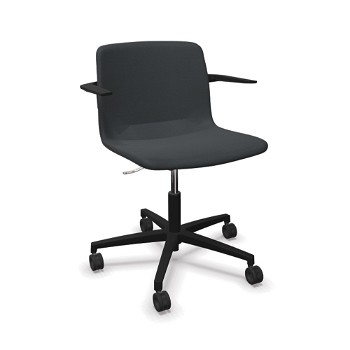 Cube Design S20 konferencestol med lav ryg og armlæn