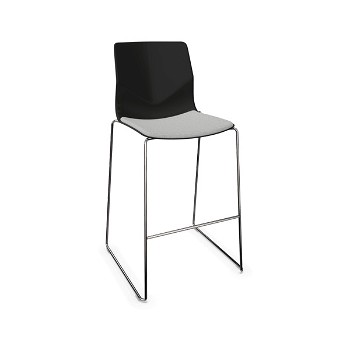 Four Design FourSure 105 barstol med medestel og sædepolstring