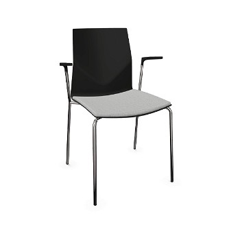 Four Design FourCast 2 stol med armlæn og sædepolstring