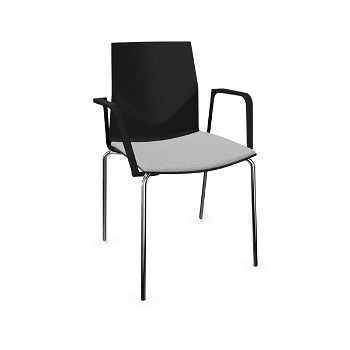 Four Design FourCast 2 stol med loop-arme og sædepolstring