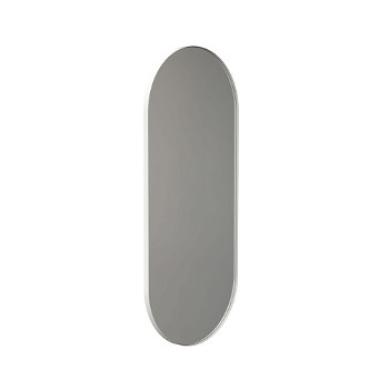 Frost spejl 4146 - oval 140cm, Mat Hvid