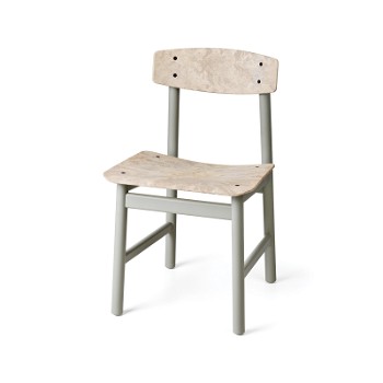 Mater Conscious BM3162 spisebordsstol, grå bøg